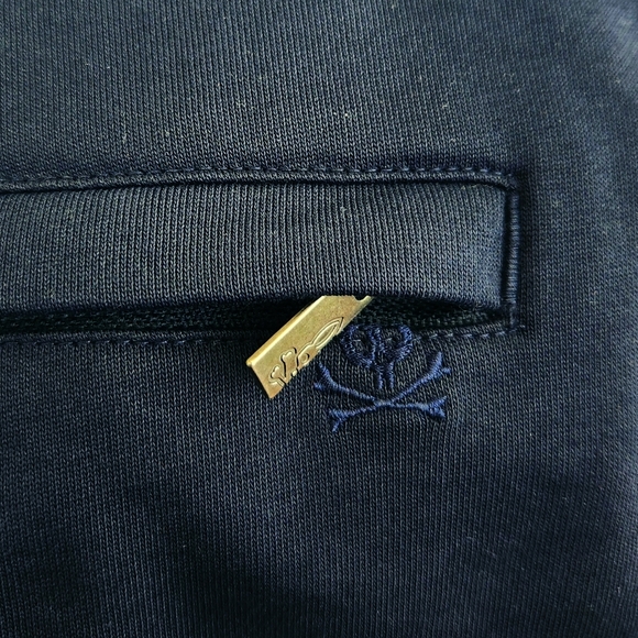 PSYCHO BUNNY MEN'S NAVY BLUE BIG AND TALL SWEAT SHORTS SIZE 4XL  $145 BRAND NEW - Picture 9 of 12